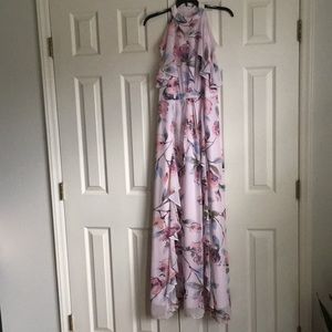 Floral floor length dress